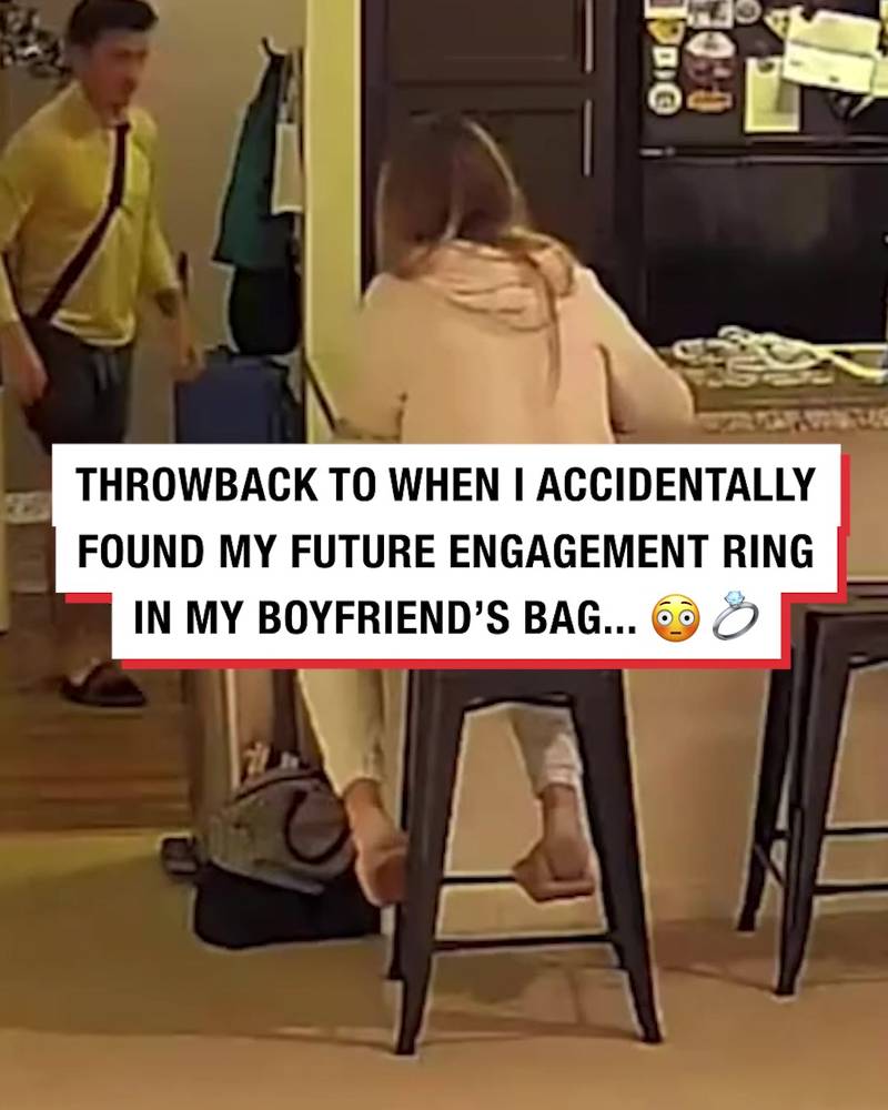 'Tb to when I accidentally found my engagement ring'