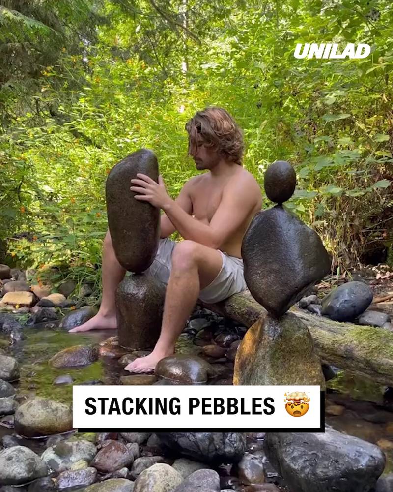 Stacking huge pebbles