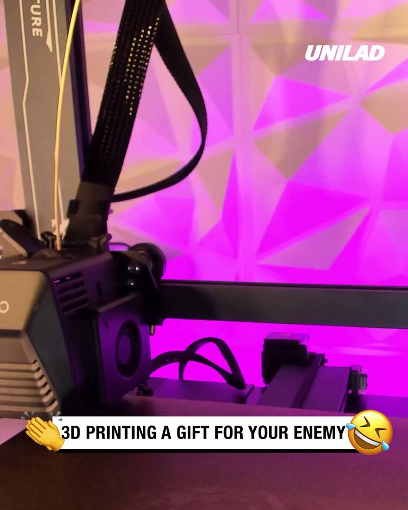 3D printing a gift for your enemy