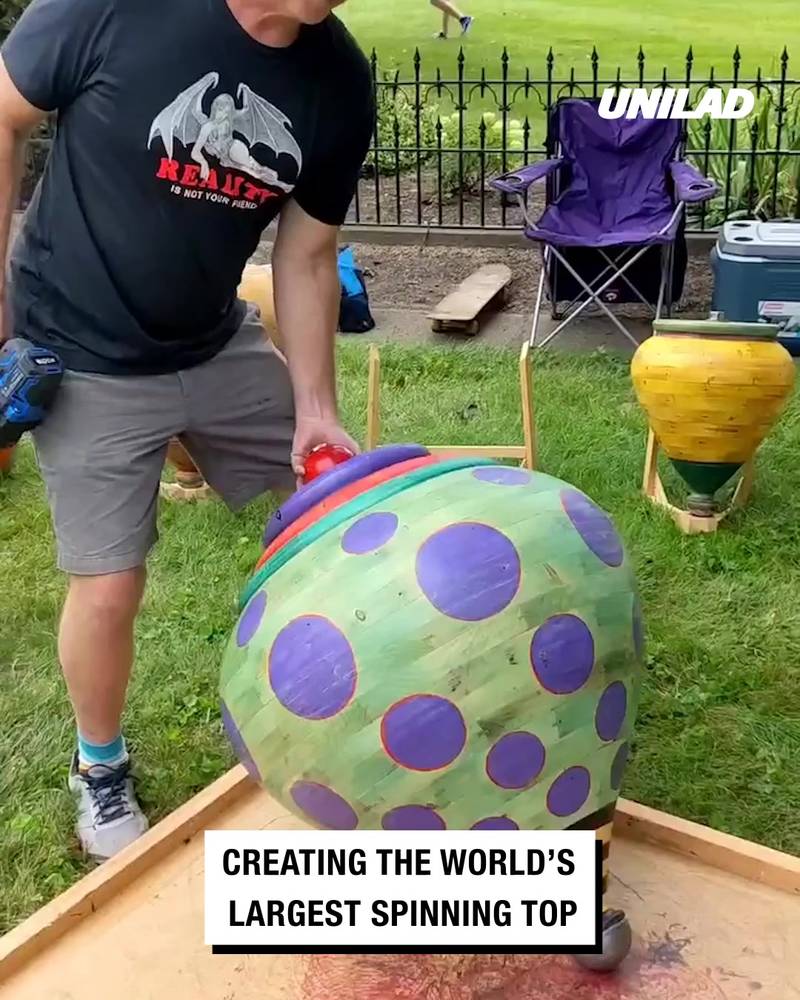 Creating The Worlds Largest Spinning Top