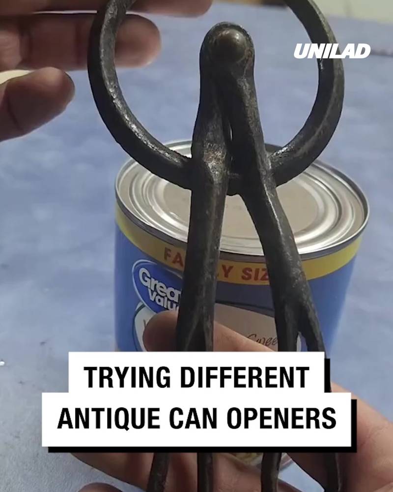 Using Different Antique Tin Openers