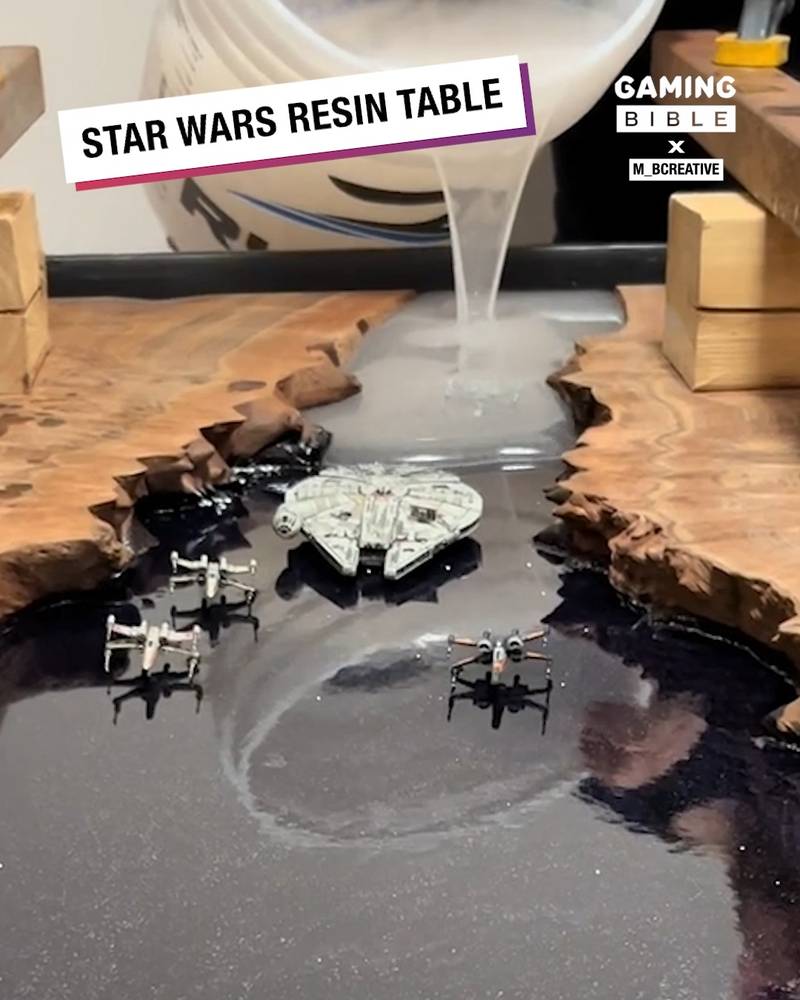 This Star Wars resin table is incredible 💫