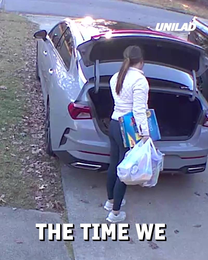 She was determined to get all the groceries in one trip