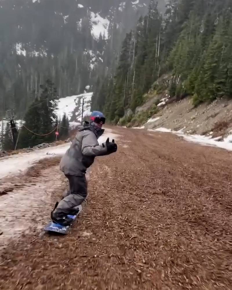 Snowboarding With No Snow