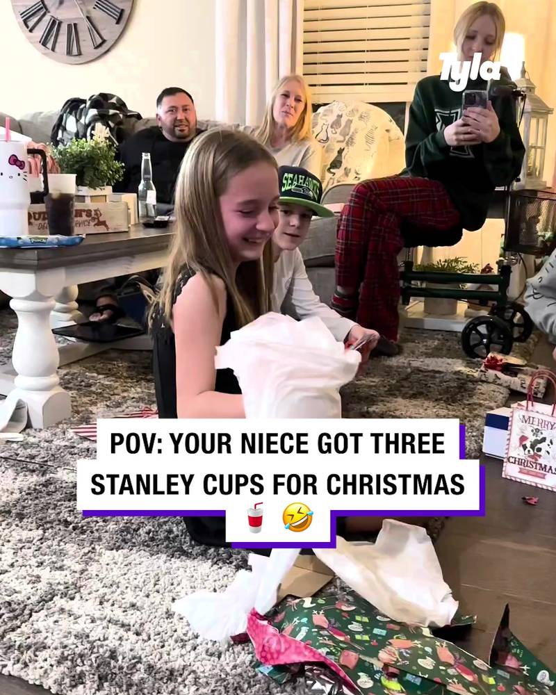 POV you got three Stanley cups for Christmas