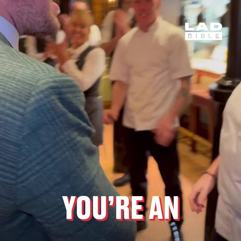 Conor McGregor gifts worker a Rolex