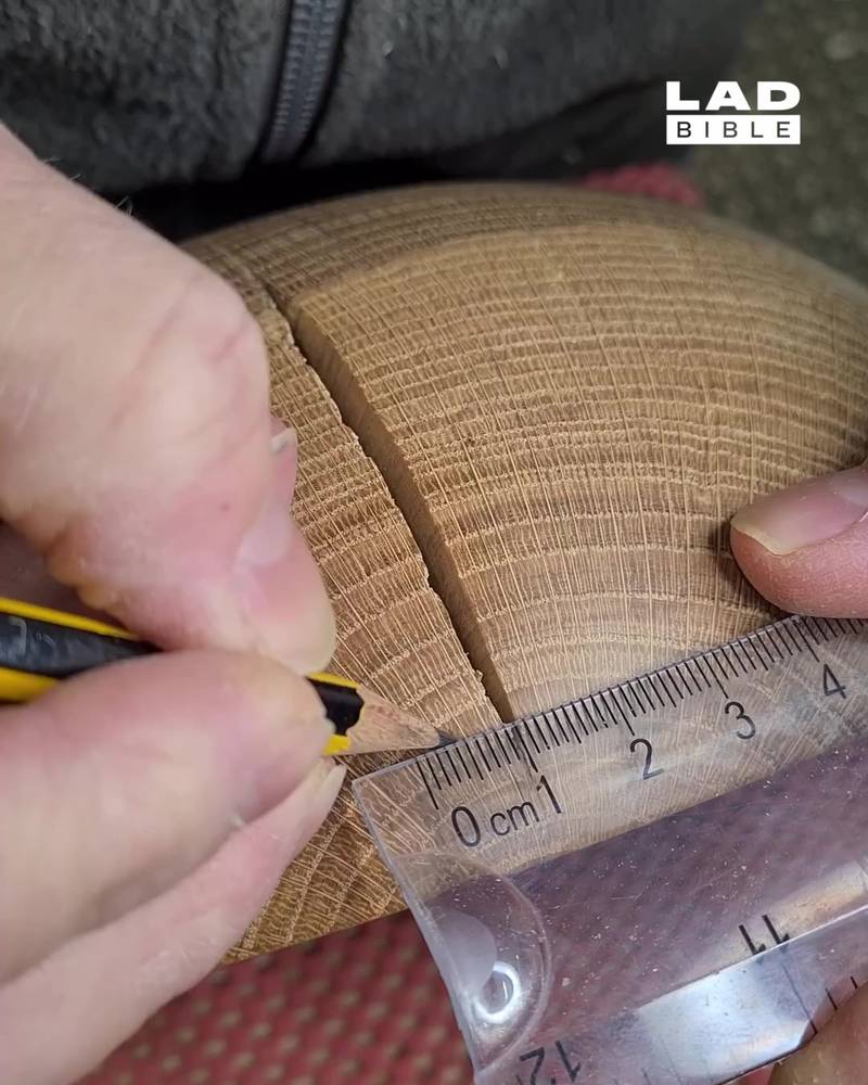 Adding Gold Stitch To A Wooden Bowl