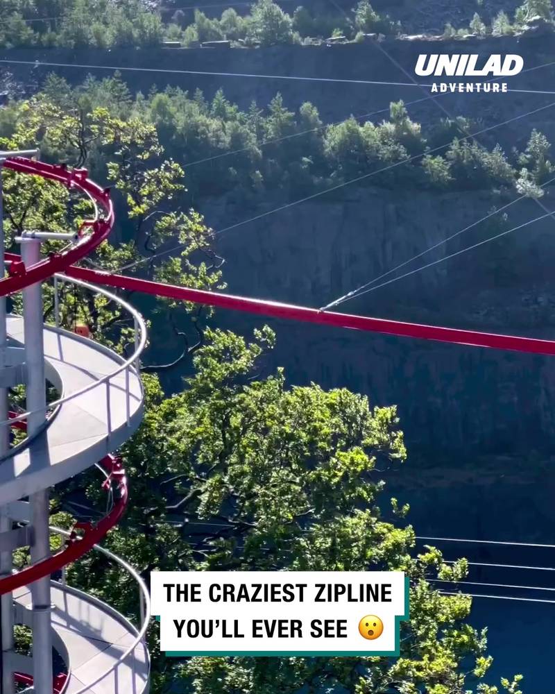 The craziest zipline you'll ever see