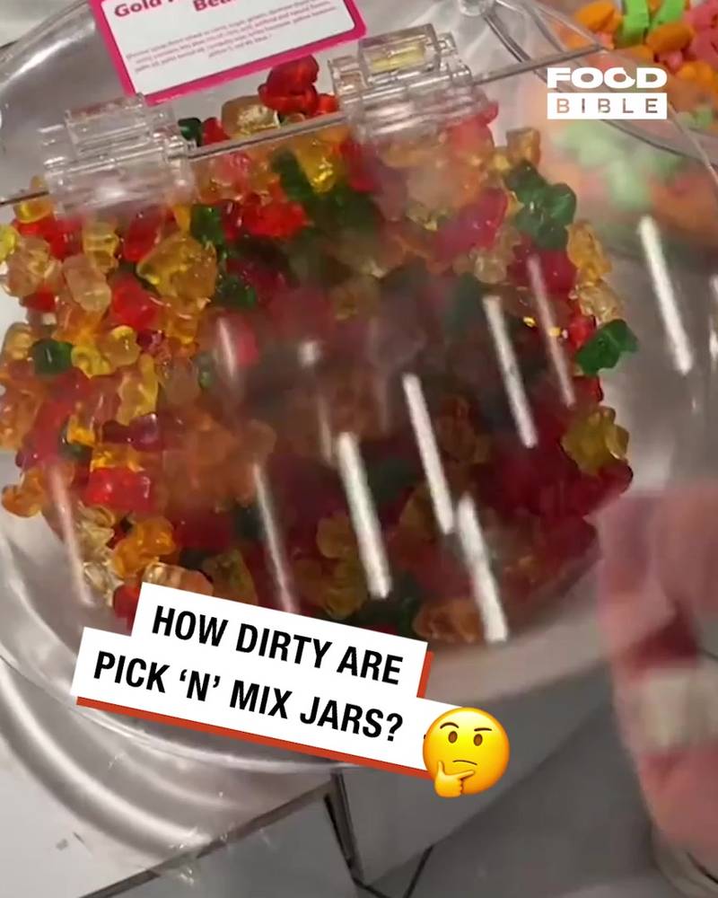 How dirty are pick and mix jars