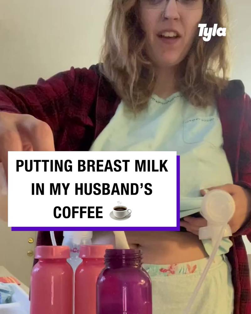 Husband asks for breastmilk in his coffee