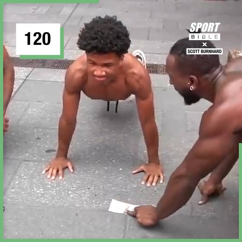 14-Year-Old Attempts 150 Press-Ups For $150