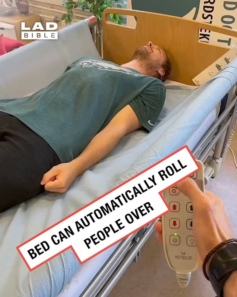 Bed Can Automatically Roll People Over