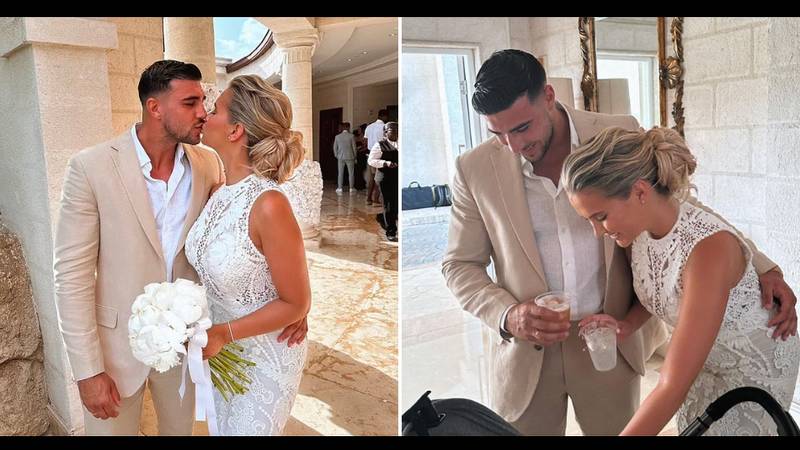 Molly-Mae Hague defended by fans after wearing white dress to friend’s wedding