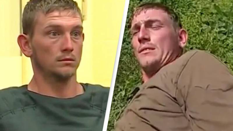 Police bodycam footage shows moment gunman Chad Doerman is arrested after allegedly shooting his children