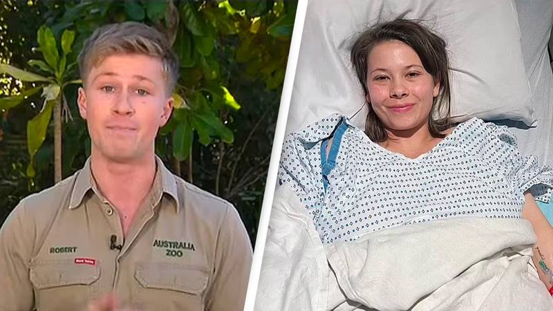 Robert Irwin emotional as he discusses sister Bindi having ‘chocolate cyst’ removed