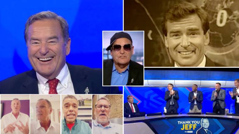 Sky Sports give Jeff Stelling an emotional farewell after 25 years