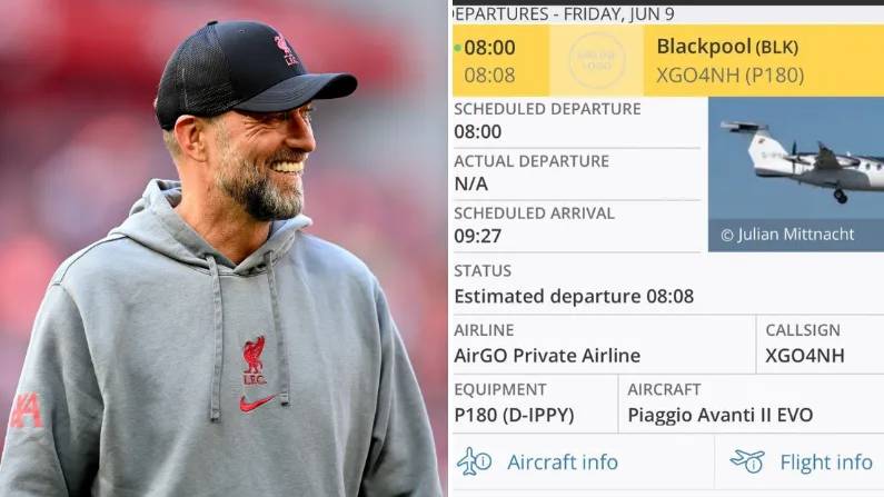 Liverpool fans think the club is about to sign another player as private plane tracked