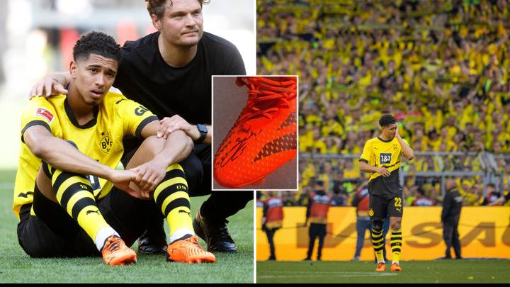 Jude Bellingham 'hands out farewell gifts' at Borussia Dortmund after last day of season
