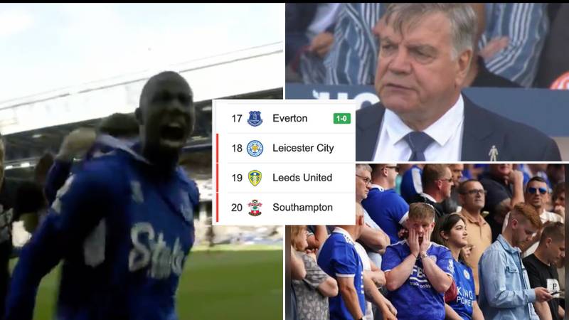 BREAKING: Leicester City and Leeds United relegated from the Premier League, Everton survive