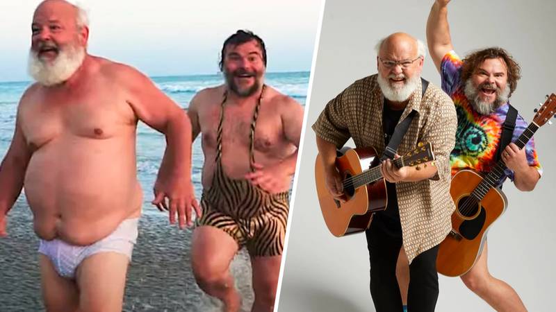 Jack Black and Kyle Gass go full Baywatch in brilliant new Tenacious D video