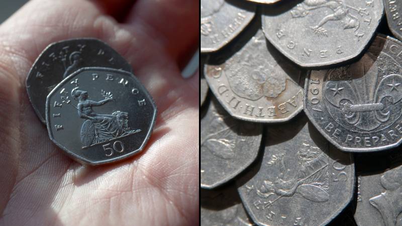 英国人警告不要花50p硬币，价值410英镑