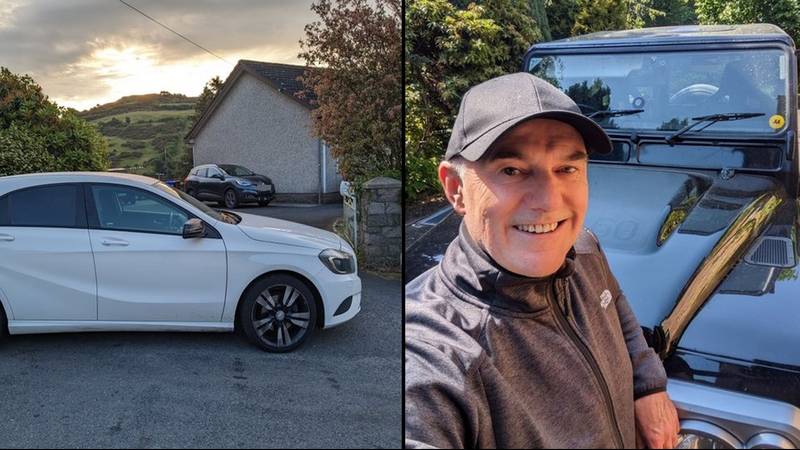 Man forced to rely on taxis and buses after 'selfish' driver dumps Mercedes outside his drive