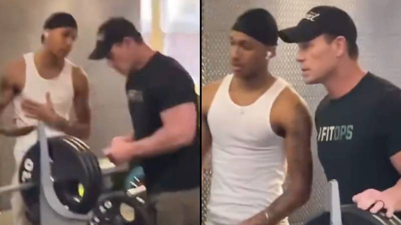 John Cena ‘spins scouser’s head’ after he’s spotted working out in Liverpool gym