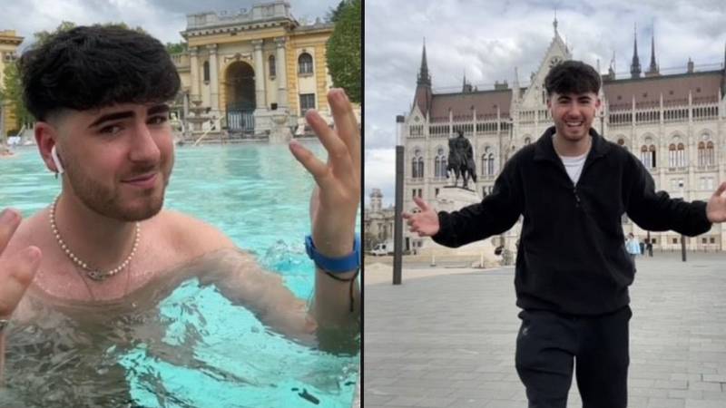 小伙子飞往布达佩斯，在英国洗澡不到平均水疗日