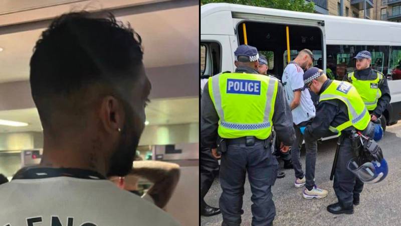 Man arrested at FA Cup final after wearing '97 not enough' shirt