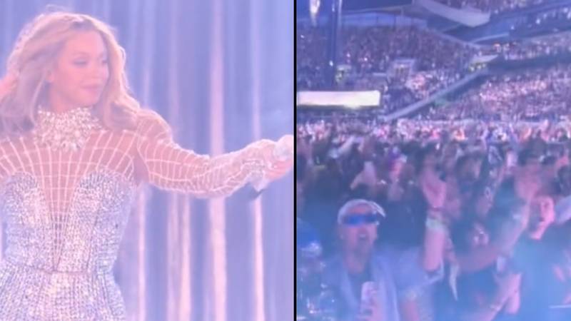 Beyoncé actually has to tell London audience to stop singing during performance