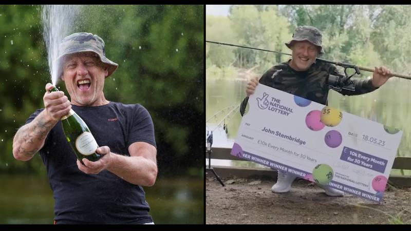 Man who won £10k-a-month for 30 years on lottery knew he had won after machine made strange noise