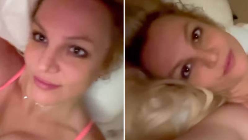 Britney Spears shares ‘racy’ video as she says she ‘still feels like a six-year-old’
