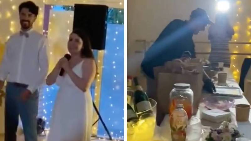 Newlywed couple face backlash after dishing out McDonald's for their wedding meal