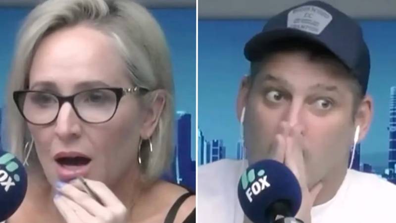 Shocking moment man rejects his girlfriend's proposal live on air leaving radio hosts stunned