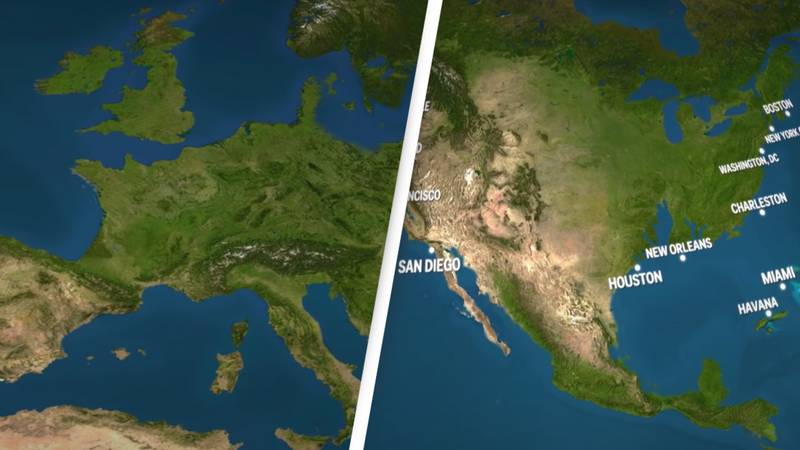 This is what Earth would look like if all land ice melted