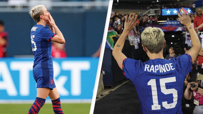 Megan Rapinoe has played her final ever game for the US Women’s Football team