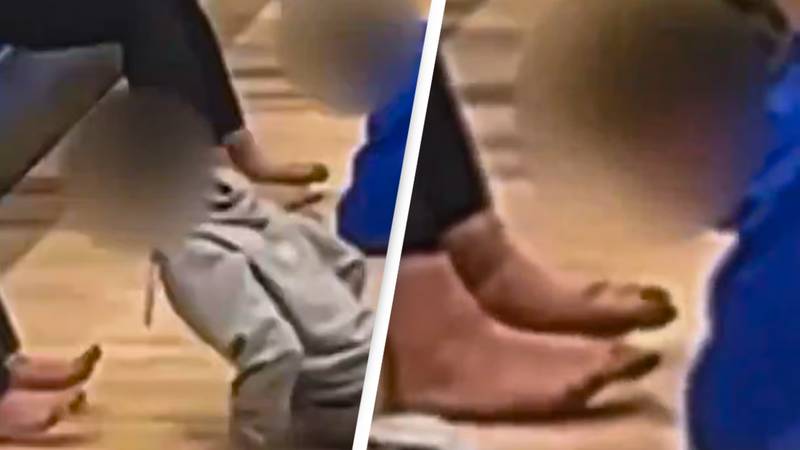 School responds after viral video of students licking each other's feet at fundraising event