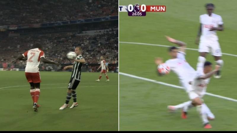Fans are all making same Tottenham comparison after Bayern Munich awarded controversial penalty against Man Utd