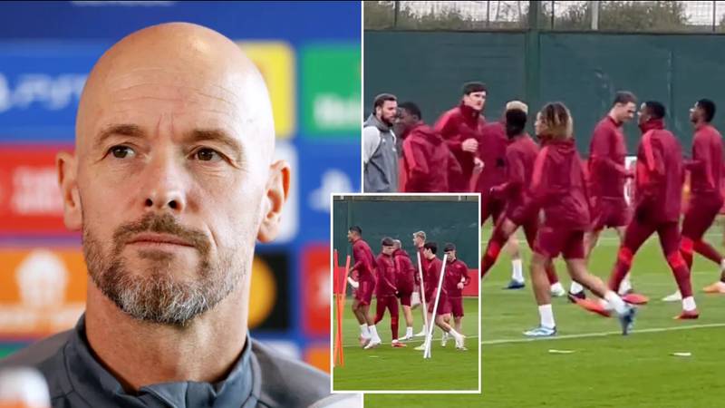 Erik ten Hag could hand two Man Utd players CL debuts vs Galatasaray as wonderkid spotted in training
