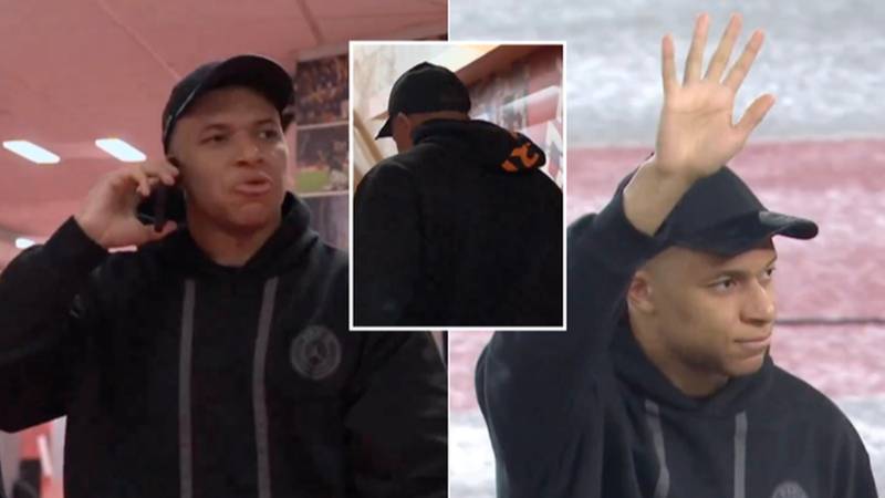What Kylian Mbappe did after being taken off at half-time during Monaco vs PSG