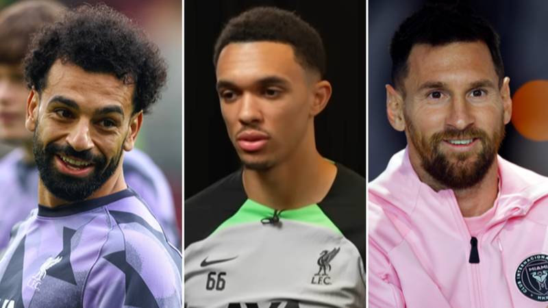 Trent Alexander-Arnold risks angering Liverpool teammate Mo Salah when asked to pick between the best players in the world