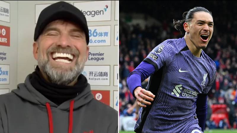 Jurgen Klopp's epic reaction to fan chant about Liverpool super sub Darwin Nunez