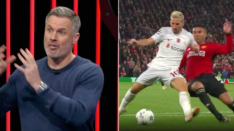 Jamie Carragher proved right as Man United star Casemiro sent off against Galatasaray