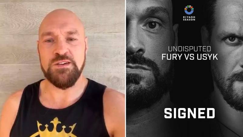 Tyson Fury responds to claims he and Oleksandr Usyk have finally agreed to undisputed fight