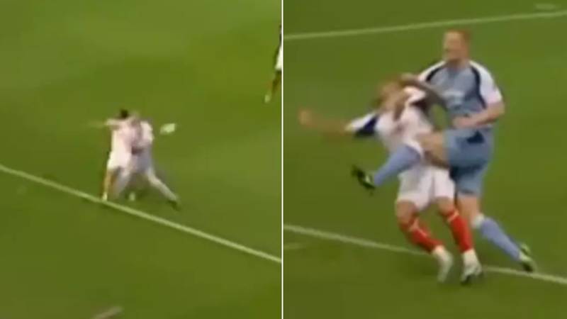Fans think Man City player should have had 'ban for life' for disgraceful challenge that got police involved