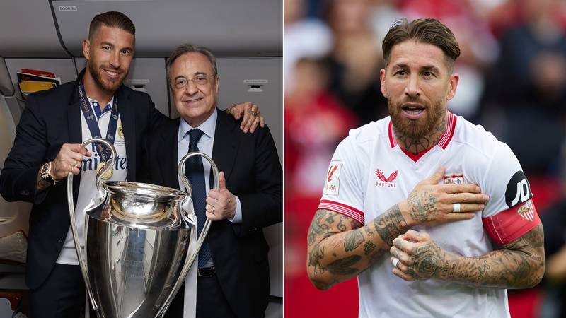 Sergio Ramos left Real Madrid after furious Florentino Perez row as details of dressing room bust-up emerge