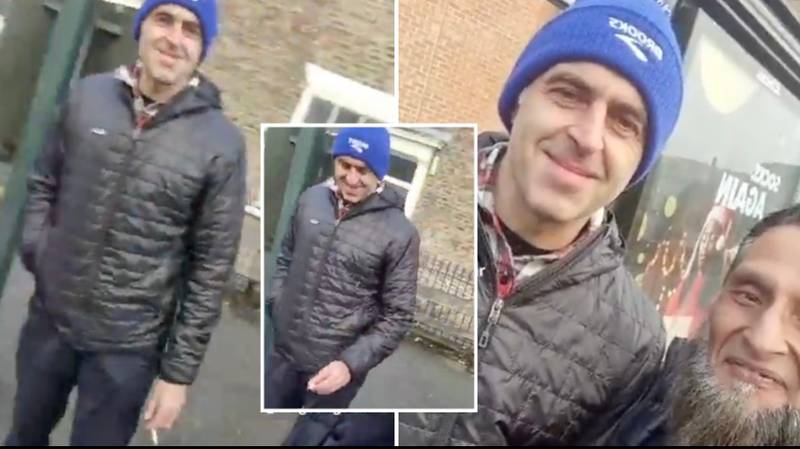 Ronnie O'Sullivan spotted at bus stop with cigarette before winning UK championship