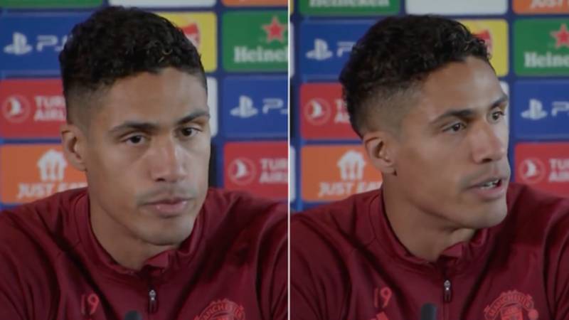 Raphael Varane is being roasted for comments made before Man United's dismal defeat against Galatasaray