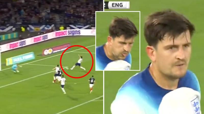 Harry Maguire scores own goal after coming on for England, you couldn't write it