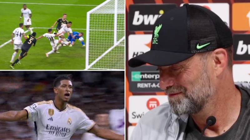 Footage emerges of Jurgen Klopp watching Jude Bellingham's winner for Real Madrid, it says volumes